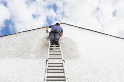 Peinture extérieure à Mézerolles — façades et ravalement