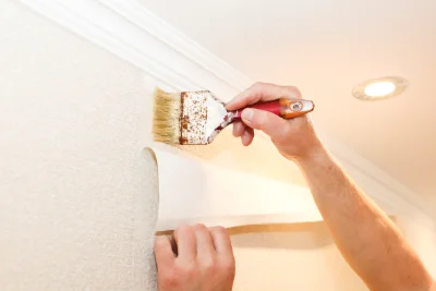 Pose de papier peint à Mézerolles — revêtements muraux et toiles de verre